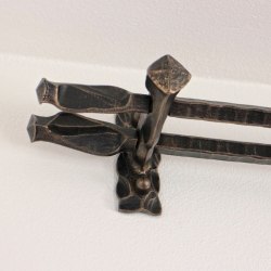 Wrought iron curtain rods