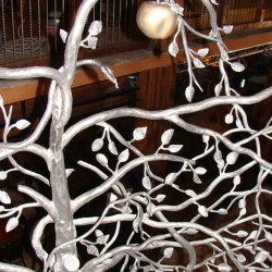Artistic railing - Tree - a work of art called Temptation - HAPPY END Jasná