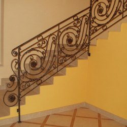 Luxury wrought iron railings