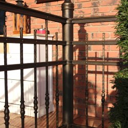 A terrace railing - detail