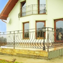 Exterior handrails