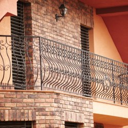 Wrought iron balcony railings - exterior railings