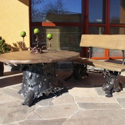 Fer table forgée sur mesure design