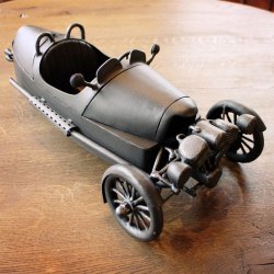 A wrought iron car - artistic work