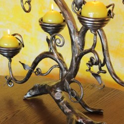 A candleholder Shrub - detail