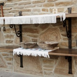 Forged fireplace accessories