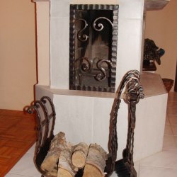 Forged fireplace accessories