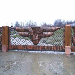 Forged gates and fences