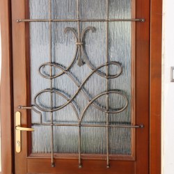 Wrought iron grilles 