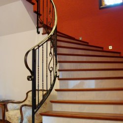 Interior forged handrails 