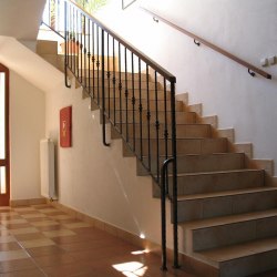 Interior handrails - a church