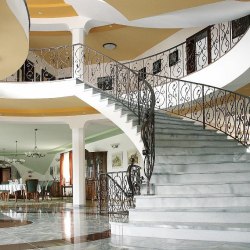 Interior handrails - spiral handrails