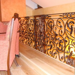 Interior handrails - wrought iron handrails