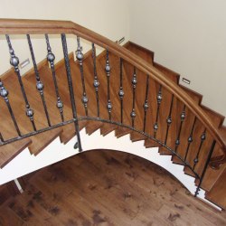 Interior handrails - wrought iron handrails