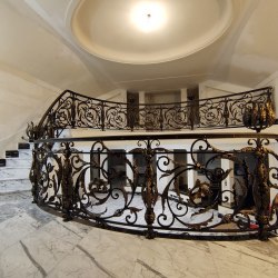 wrought iron railings, luxury railings, rustic railings, quality railings, exclusive railings, stair railings, stair railings, historical railings, artistic blacksmithing