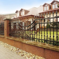 Kované brány a ploty - oplotenie rodinného domu - kované plotové dielce