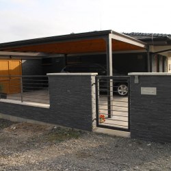 kovaný plot - moderný dizajn - rodinný dom