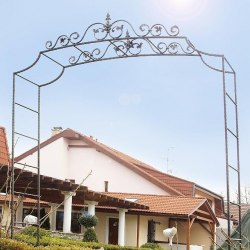 umelecké kováčstvo - záhradná pergola na kvety