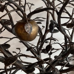 Exkluzívny svietnik - Pokušenie - detail koruny stromu